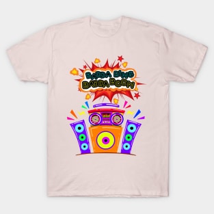 Boombox and Speakers Music Love T-Shirt